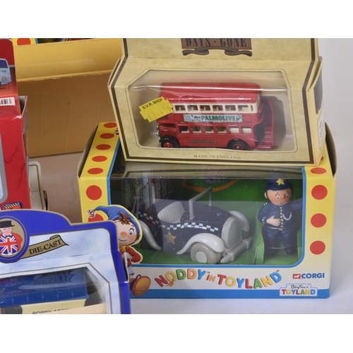 277 - A collection of assorted boxed diecast model cars to include x6 Corgi Noddy In Toyland vehicles with... 