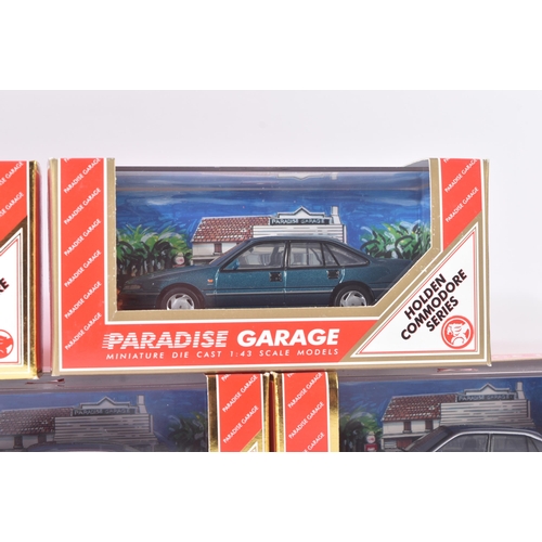 280 - Paradise Garage - 1/43 Scale Precision Diecast - a collection of x5 Australian made Paradise Garage ... 