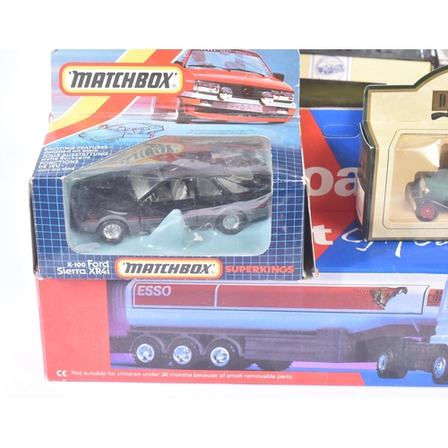 283 - A collection of assorted boxed diecast model cars, trucks and lorries of various markers. Examples t... 