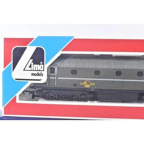 291 - Two Lima made OO gauge model railway diesel trainset locomotive engines comprising; Class 73 73101 B... 