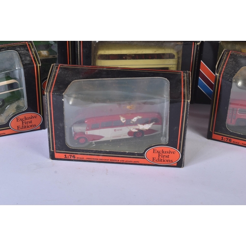 304 - A collection of x12 EFE Exclusive First Editions 1/76 scale boxed diecast model buses. Examples to i... 