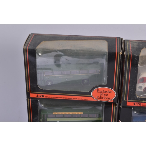 304 - A collection of x12 EFE Exclusive First Editions 1/76 scale boxed diecast model buses. Examples to i... 