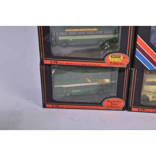 304 - A collection of x12 EFE Exclusive First Editions 1/76 scale boxed diecast model buses. Examples to i... 