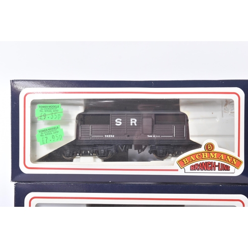 306 - A collection of Bachmann made Branch Line OO gauge model railway trainset locomotive rolling stock c... 