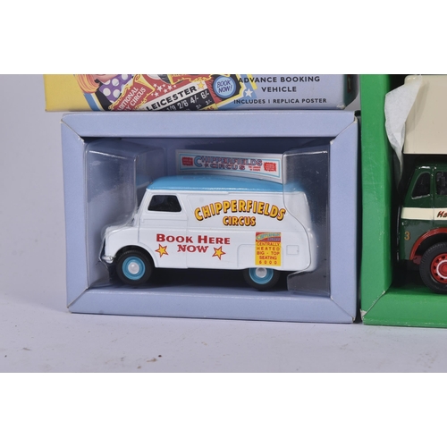 314 - A collection of Corgi Chipperfields Circus and The Showmans Range boxed diecast models comprising; 9... 