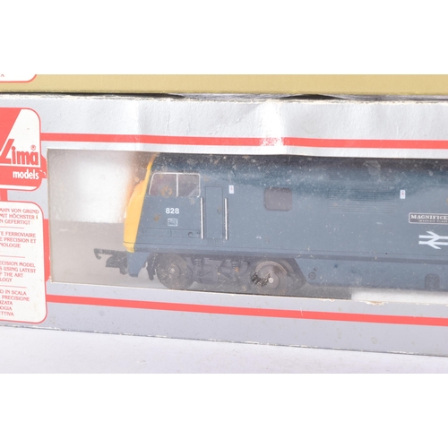 316 - Two Lima made OO gauge model railway diesel trainset locomotive engines comprising; 204801 Class 55 ... 