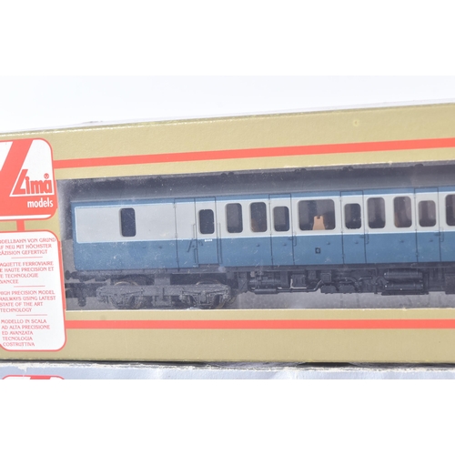 316 - Two Lima made OO gauge model railway diesel trainset locomotive engines comprising; 204801 Class 55 ... 