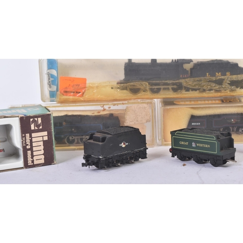 318 - A collection of assorted N gauge model railway trainset locomotive engines to include; Lima Class 31... 