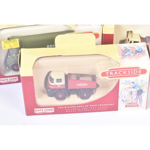 321 - A collection of Corgi and Lledo 1/76 scale trackside diecast model cars, vans and haulage vehicles. ... 