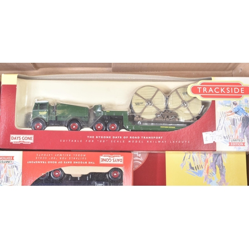 321 - A collection of Corgi and Lledo 1/76 scale trackside diecast model cars, vans and haulage vehicles. ... 