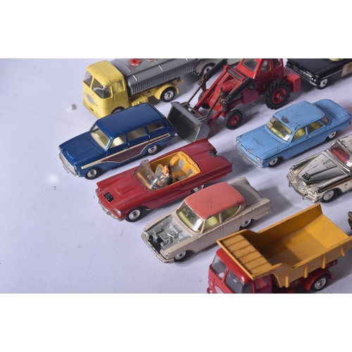 326 - A collection of assorted vintage Corgi Toys and Dinky Toys diecast model cars to include; Corgi Toys... 