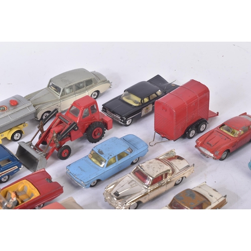 326 - A collection of assorted vintage Corgi Toys and Dinky Toys diecast model cars to include; Corgi Toys... 