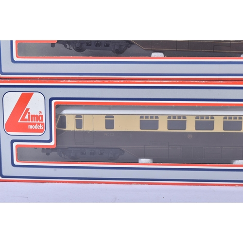 328 - Two Lima made OO gauge model railway diesel trainset locomotive engines comprising 205132 GWR Diesel... 