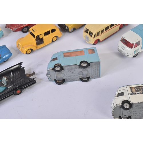 336 - A collection of original vintage Dinky Toys and Corgi Toys diecast model cars and other vehicles. Ex... 