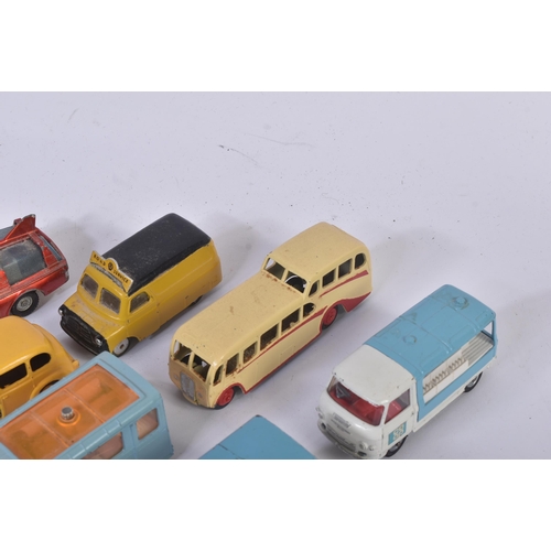 336 - A collection of original vintage Dinky Toys and Corgi Toys diecast model cars and other vehicles. Ex... 