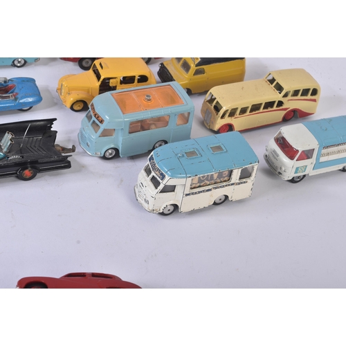 336 - A collection of original vintage Dinky Toys and Corgi Toys diecast model cars and other vehicles. Ex... 