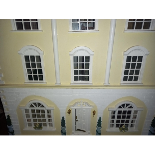 345 - Doll's House - The Georgian Manor - a large Georgian style dolls house in the form of a large manor ... 