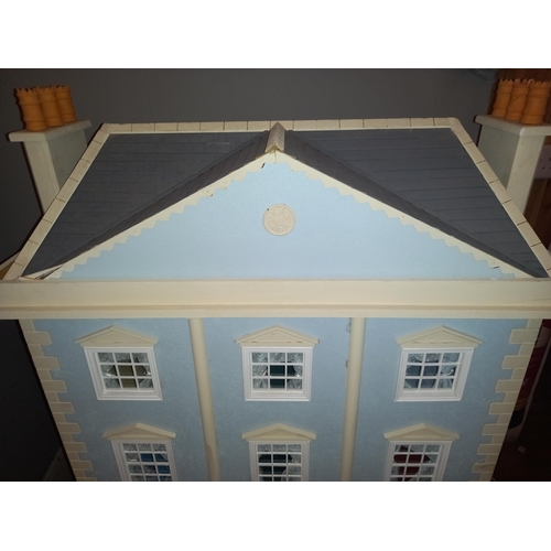 348 - Doll's House - Georgian Manor House - a Georgian style dolls house in the form of a large Georgian m... 