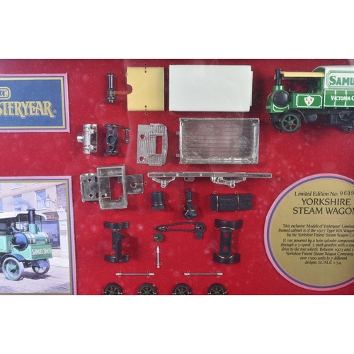 352 - A collection of x3 Limited Edition Matchbox Models of Yesteryear diecast display cases. Models compr... 