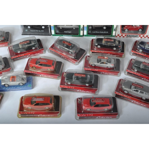 353 - A collection of assorted 1/72 scale and 1/76 scale trackside diecast model cars. Models to include A... 