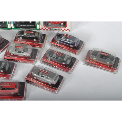 353 - A collection of assorted 1/72 scale and 1/76 scale trackside diecast model cars. Models to include A... 