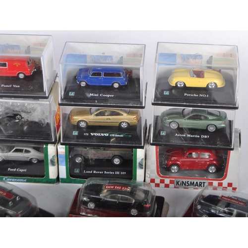 353 - A collection of assorted 1/72 scale and 1/76 scale trackside diecast model cars. Models to include A... 