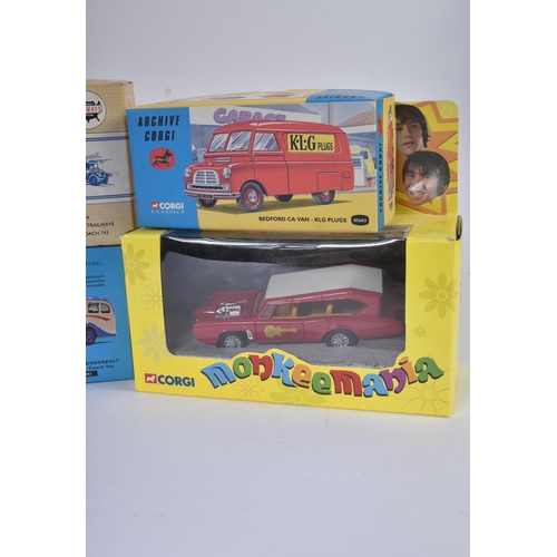 354 - A collection of assorted Corgi made boxed diecast models to include; Monkey Mania Monkeymobile, The ... 