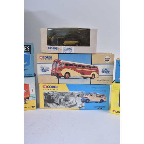 354 - A collection of assorted Corgi made boxed diecast models to include; Monkey Mania Monkeymobile, The ... 