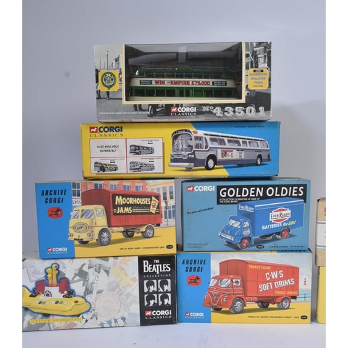 354 - A collection of assorted Corgi made boxed diecast models to include; Monkey Mania Monkeymobile, The ... 