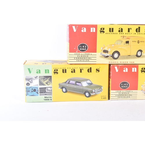 356 - A collection of x10 assorted 1/43 scale Lledo made Vanguards diecast model cars to include; VA00317 ... 