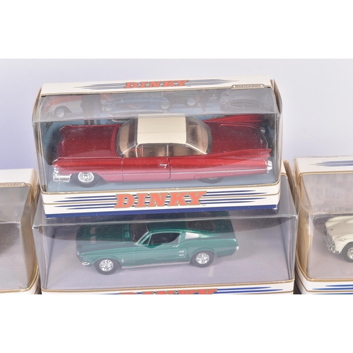 357 - A collection of x10 vintage Matchbox Dinky diecast model cars to include; DY-30 Austin Healey 100 BN... 