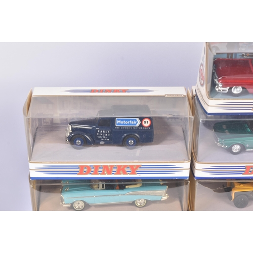 357 - A collection of x10 vintage Matchbox Dinky diecast model cars to include; DY-30 Austin Healey 100 BN... 