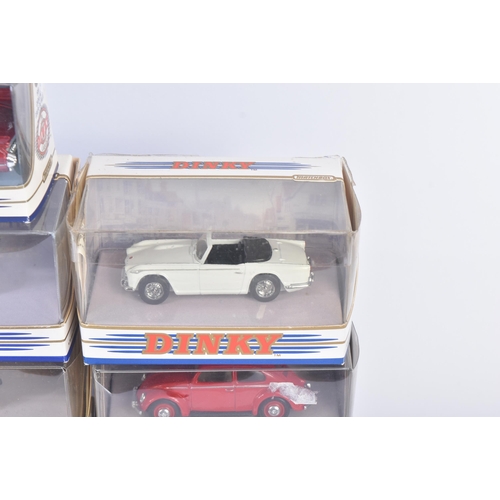 357 - A collection of x10 vintage Matchbox Dinky diecast model cars to include; DY-30 Austin Healey 100 BN... 