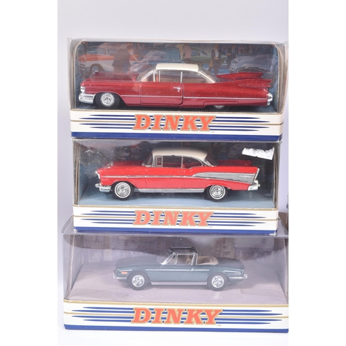 373 - A collection of x9 vintage Matchbox Dinky diecast model cars to include; DY9-B Land Rover, DY-7 Cadi... 