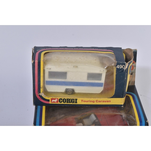 377 - A collection of vintage Corgi / Corgi Toys boxed diecast model cars and other vehicles comprising; 1... 