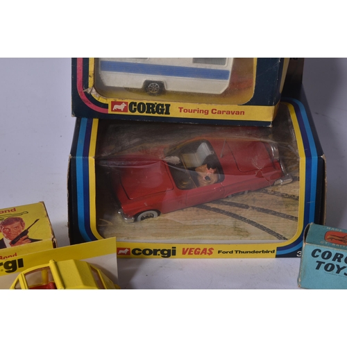 377 - A collection of vintage Corgi / Corgi Toys boxed diecast model cars and other vehicles comprising; 1... 