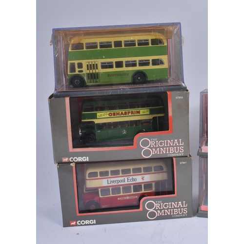 382 - A collection of x8 Corgi Original Omnibus boxed diecast model buses to include; Leyland PD2/20 St He... 