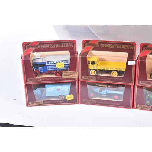 389 - A large collection of approximately x50 assorted boxed diecast model cars. Largely Matchbox Models o... 