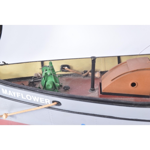 400 - Live Steam - Cheddar Models - a large scale live steam model boat ' Mayflower '. Fibreglass hull, wi... 