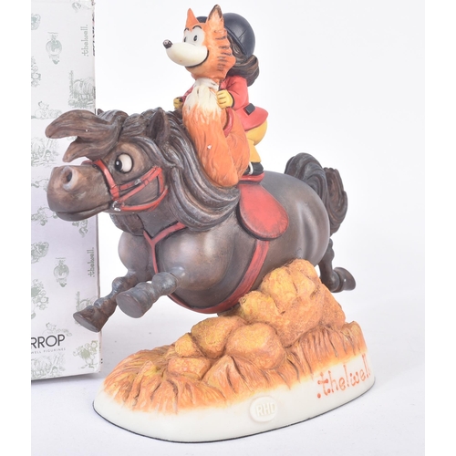 402 - Thelwell - Robert Harrop - THO1 ' In Full Cry '. Highly detailed resin figure / statue from the clas... 