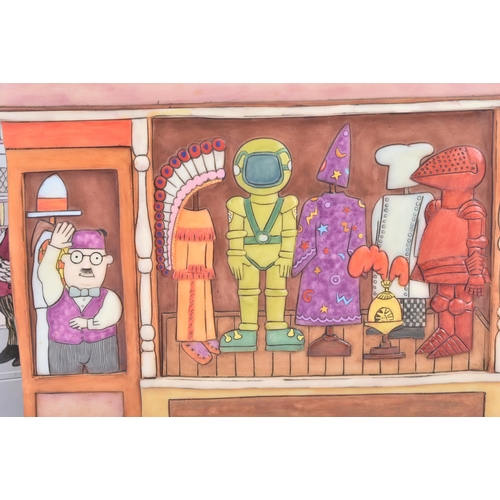 417 - Mr Benn - Robert Harrop - BNSF01 ' The Costume Shop Front '. Highly detailed resin figure / statue f... 