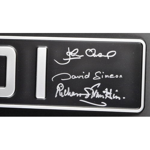 450 - Doctor Who - The Daemons - Prop Replica - a full size 1/1 scale ' Who I ' replica number plate from ... 