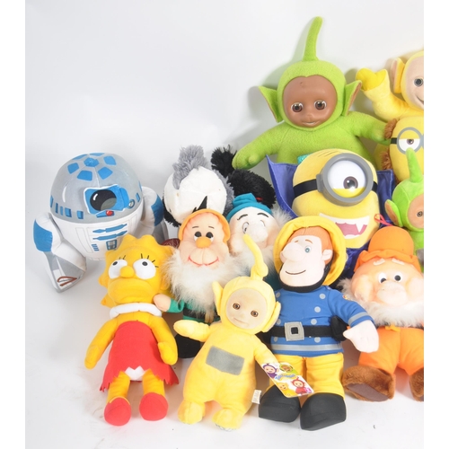 454 - Teddy Bears - a collection of x 24 assorted teddy bears / plush toys to include: Garfield, Despicabl... 