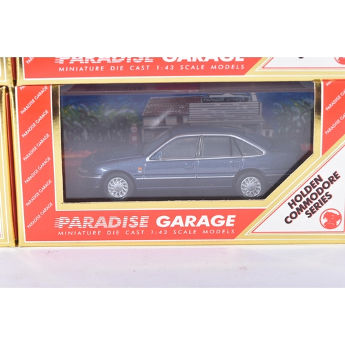 455 - Paradise Garage - 1/43 Scale Precision Diecast - a collection of x4 Australian made Paradise Garage ... 