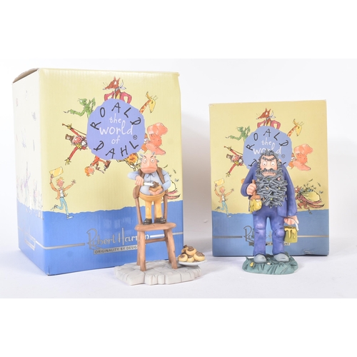 465 - The World Of Roald Dahl - Robert Harrop - x2 boxed figurines: RD04 Mr Twit and RD22 Bunce. Highly de... 