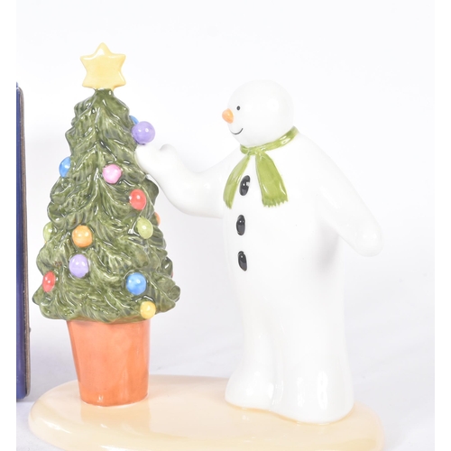 470 - Coalport Characters - The Snowman 2399. Highly detailed resin statues based on the Quentin Blake ill... 