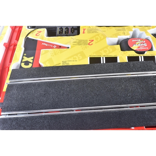 477 - A Spanish made ( Tecni Toys ) Scalextric style slot car racing set RAC Rally. The set containing x2 ... 