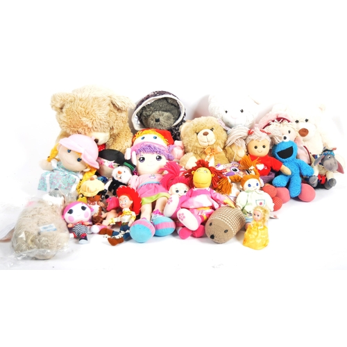 484 - Teddy Bears - a collection of x 24 assorted teddy bears / plush toys to include: Posh Paws, Sesame S... 