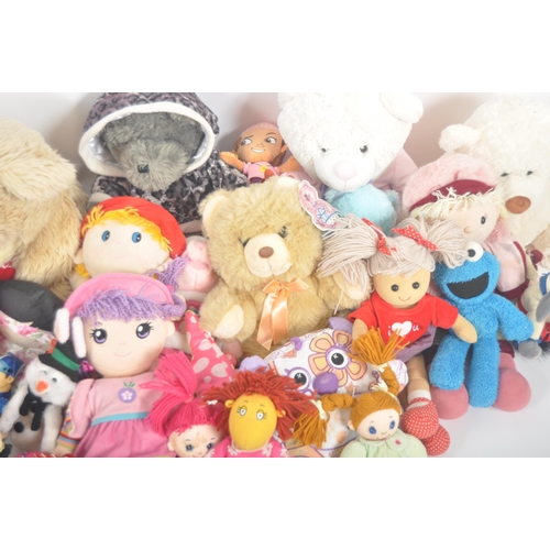 484 - Teddy Bears - a collection of x 24 assorted teddy bears / plush toys to include: Posh Paws, Sesame S... 