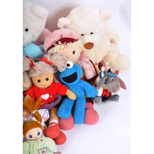 484 - Teddy Bears - a collection of x 24 assorted teddy bears / plush toys to include: Posh Paws, Sesame S... 